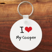 Ich schätze meinen Cooper Schlüsselanhänger (Vorderseite)