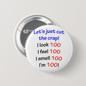 Ich schaue 100, ich glaube 100, ich rieche 100, button (Vorne & Hinten)