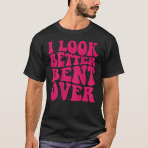 Ich schaue besser auf lustige Sprichwort-Rillen. T-Shirt