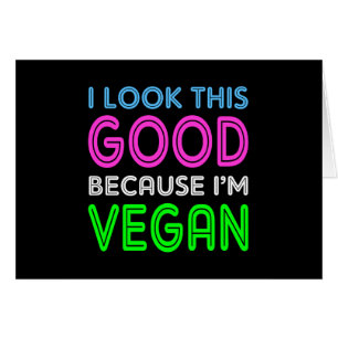 Ich schaue dieses gute, weil ich vegan bin