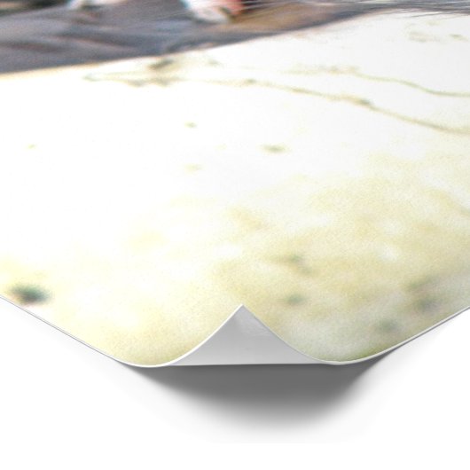 Ich schaue dir Ratten-Printwerbung an Poster (Ecke)