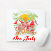 Ich schaue dir Weihnachten im Juli oben zu. Mousepad (Mit Mouse)