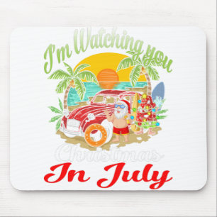 Ich schaue dir Weihnachten im Juli Weihnachten zu Mousepad
