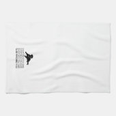 "Ich schaue dir zu" Labrador Küchentuch (Horizontal)