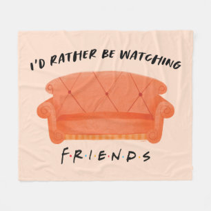 Ich schaue mir eher FRIENDS™ an Fleecedecke
