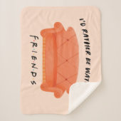 Ich schaue mir eher FRIENDS™ an Sherpadecke (Vorderseite)