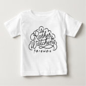 Ich schaue mir lieber FRIENDS™-Skript an Baby T-shirt (Vorderseite)