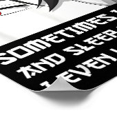 Ich schaue nicht immer Anime, manchmal esse ich au Poster (Ecke)