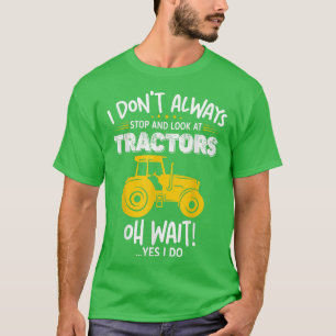 Ich schaue nicht immer auf Traktor-Funny-Bauer T-Shirt