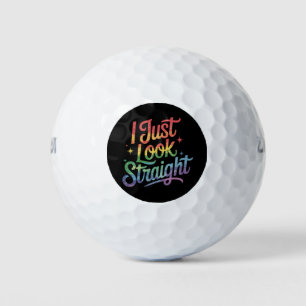 Ich schaue nur gerade Gay Rainbow LGBTQ Prix Ally Golfball