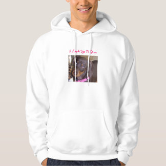 Ich schaue oben zu Ihnen Hoodie