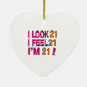 Ich schaue und ich glaube 21 keramikornament