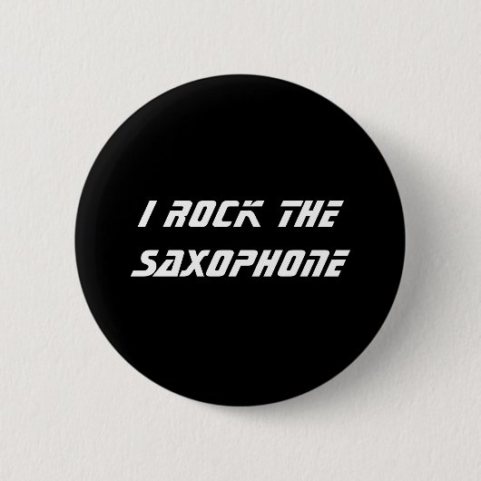 Ich schaukele das Saxophon Button (Vorderseite)