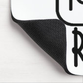 Ich schaukele! mousepad (Ecke)