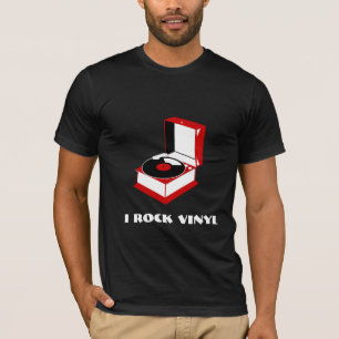 Ich schaukele Vinylrekordspieler-T - Shirt
