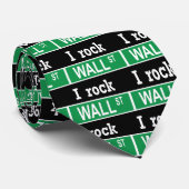"Ich schaukele Wall Street" Krawatte (Gerollt)