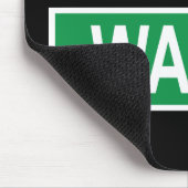 "Ich schaukele Wall Street" Mousepad (Ecke)