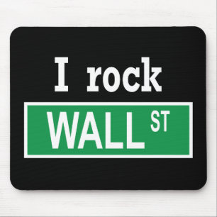 "Ich schaukele Wall Street" Mousepad