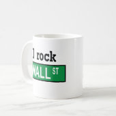 Ich schaukele Wall Street - Tasse (Vorderseite Links)