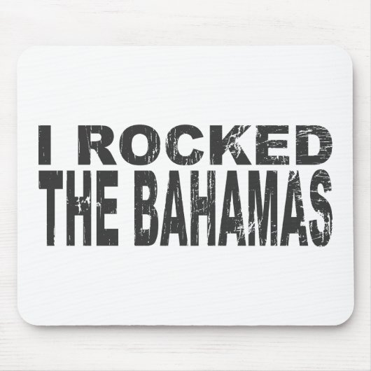 Ich schaukelte Bahamas Mousepad (Vorne)