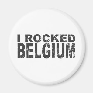 Ich schaukelte Belgien Magnet