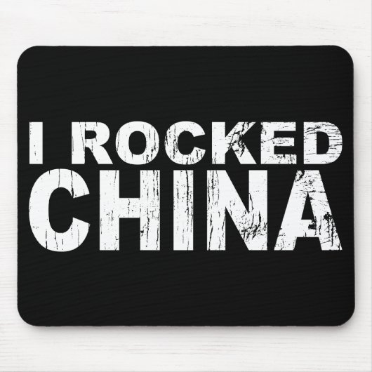 Ich schaukelte China Mousepad (Vorne)