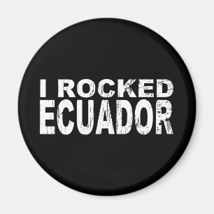 Ich schaukelte Ecuador Magnet