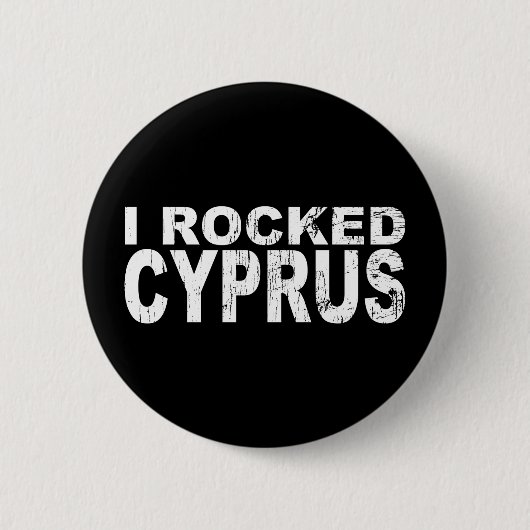 Ich schaukelte Zypern Button (Vorderseite)