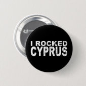 Ich schaukelte Zypern Button (Vorne & Hinten)