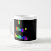 Ich schelle Handbells Kaffeetasse (Vorderseite Links)
