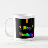 Ich schelle Handbells Kaffeetasse (Links)