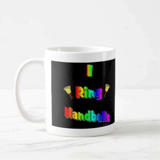 Ich schelle Handbells Kaffeetasse (Links)