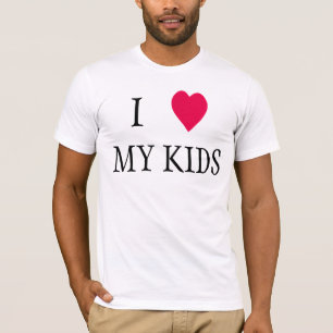 Ich schenke meinen Kindern das rote Herz-T-Shirts T-Shirt