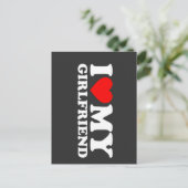 Ich schenke meiner Freundin Postkarte (Stehend Vorderseite)