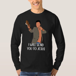 Ich schicke dich zu Jesus asiatischem Stereotyp na T-Shirt