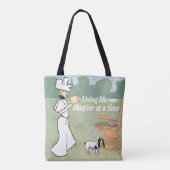 Ich schicke dir einen Faultier-Hug-Regenbogen Tasche (Rückseite)