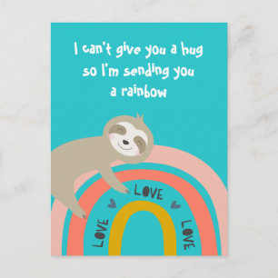 Ich schicke dir einen Regenbogen Postkarte