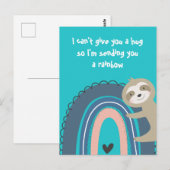 Ich schicke dir einen Regenbogen Postkarte (Vorne/Hinten)
