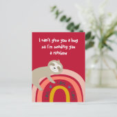 Ich schicke dir einen Regenbogen Schläger, Miss di Postkarte (Stehend Vorderseite)