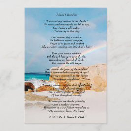 "Ich schicke einen Regenbogen" Matte