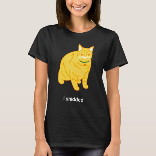 Ich schickte Cat Meme T-Shirt (Vorderseite)