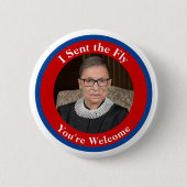 Ich schickte Fly - RBG Button (Vorderseite)