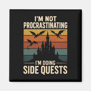 Ich schiebe nicht auf, ich mache Nebenquests Retro Magnet