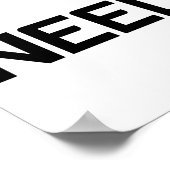 ICH SCHIESE WIE EIN MÄDCHENBASKETBALL POSTER (Ecke)