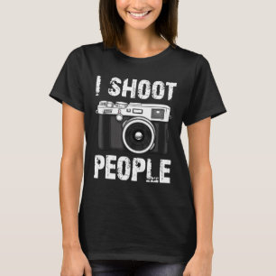 Ich schieß Leute lustige Fotografen T-Shirt
