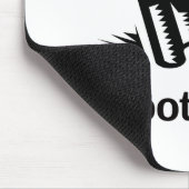 Ich schieß Menschen Fotograf Mousepad (Ecke)