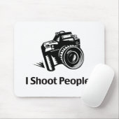 Ich schieß Menschen Fotograf Mousepad (Mit Mouse)