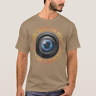Ich schieß Menschen und Tiere Fotografie, die sie T-Shirt