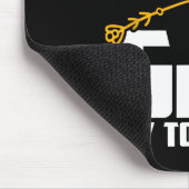 Ich schieß wie ein Mädchen - Bogenschießer Bowman Mousepad (Ecke)
