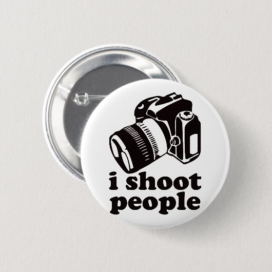 Ich schieße Leute! Button (Vorne & Hinten)